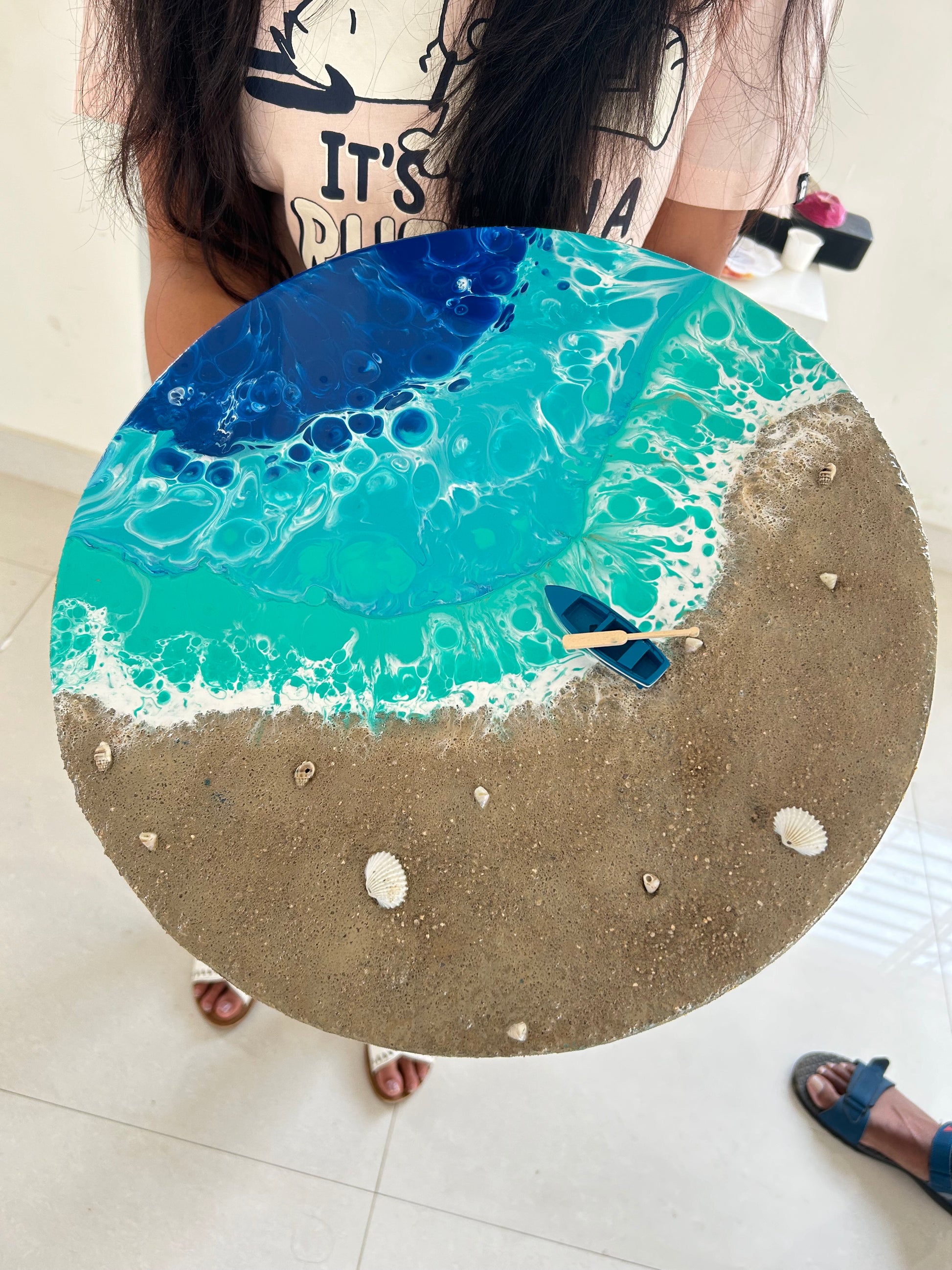 Blue beach Resin Workshop in Whitefield, Bengaluru