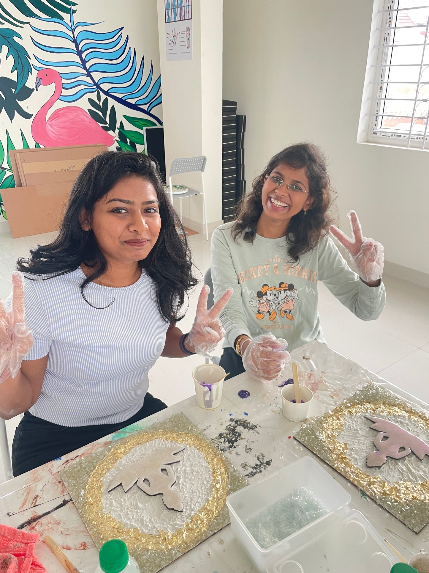 Buddha texture+ Epoxy resin art workshop