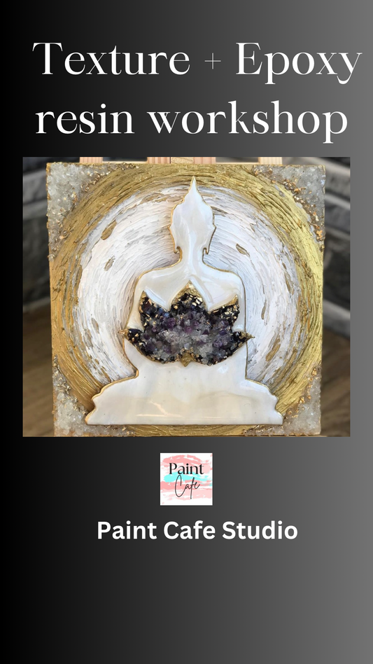 Buddha texture+ Epoxy resin art workshop