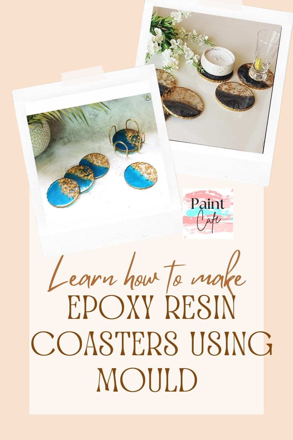 DIY Resin Coasters With Dried Pressed Flowers Workshop - Set of 4