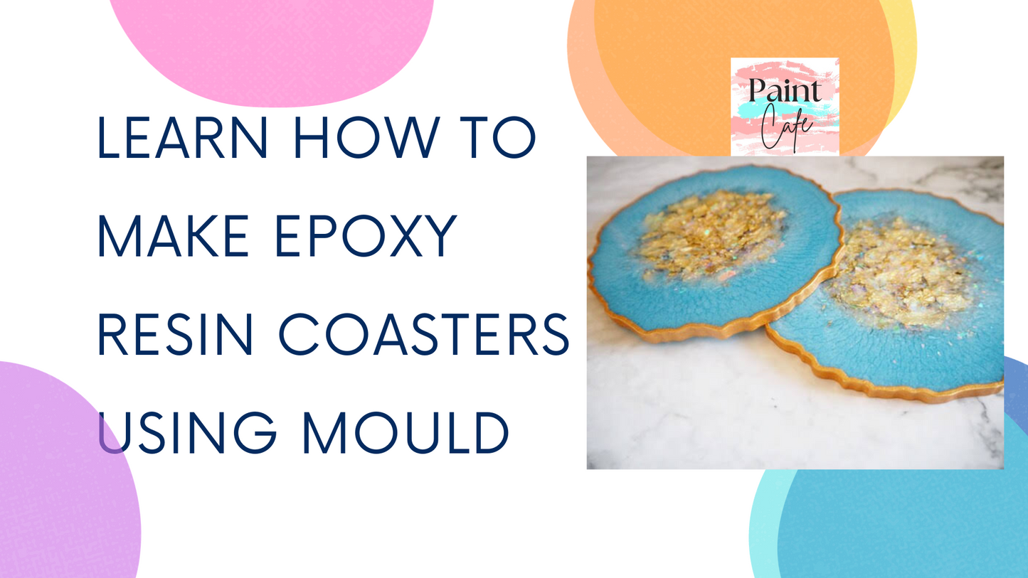 DIY Resin Coasters With Dried Pressed Flowers Workshop - Set of 4