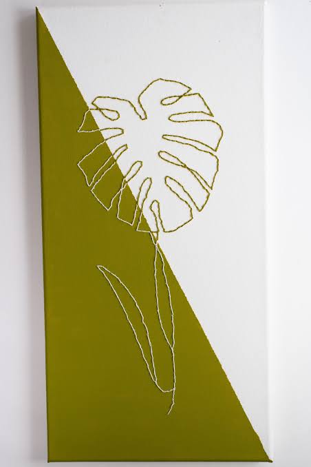 Thread Canvas Painting DIY Kit for Kids and Adults