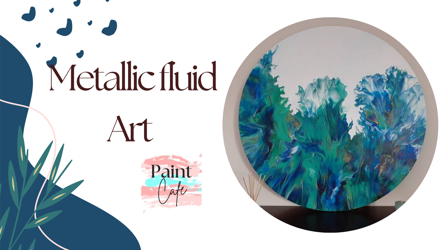Epoxy Resin Metallic Fluid Art Workshop