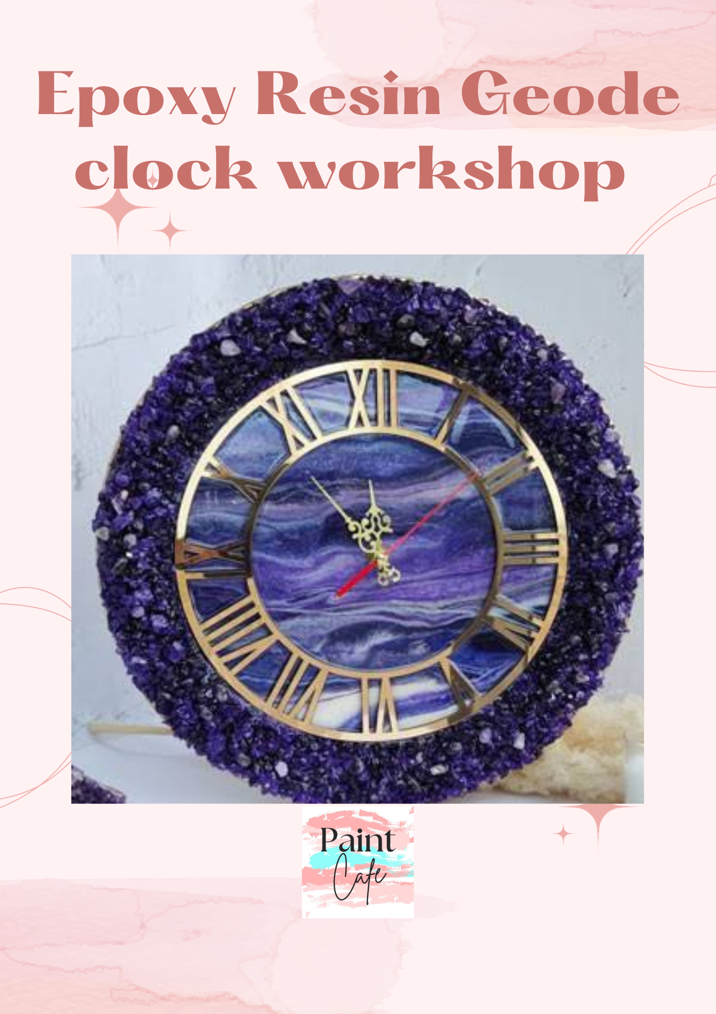 14 inch Epoxy Resin Clock Workshop