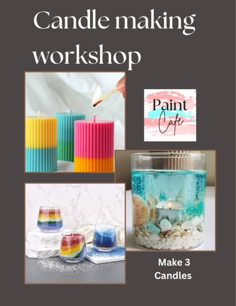colorful candle making workshop in bengaluru whitefield hopefarm hoodi kadugodi
