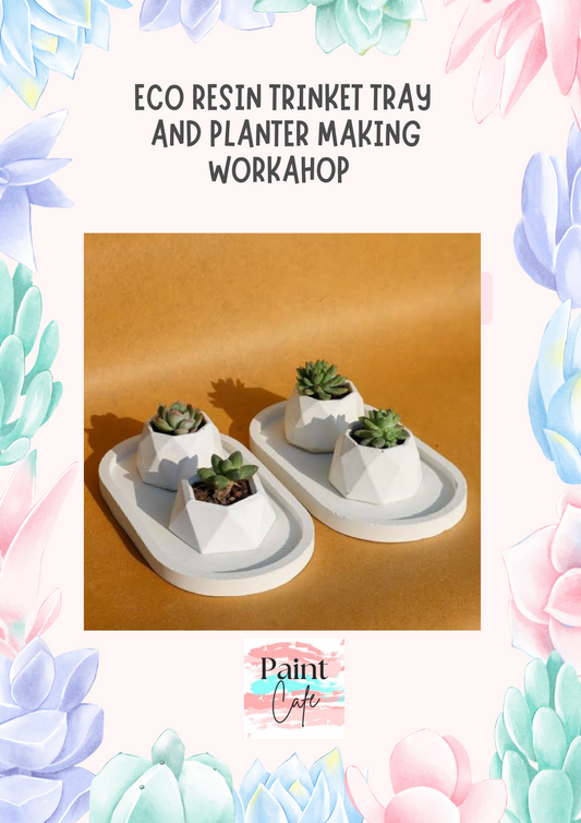 Eco-Resin Trinket Tray and Planter Making Workshop