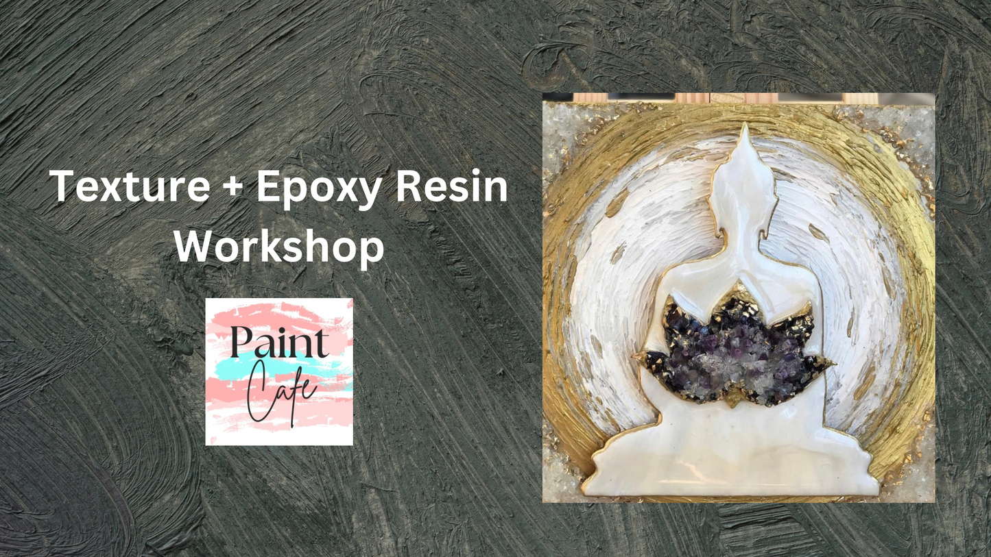 Buddha texture+ Epoxy resin art workshop 