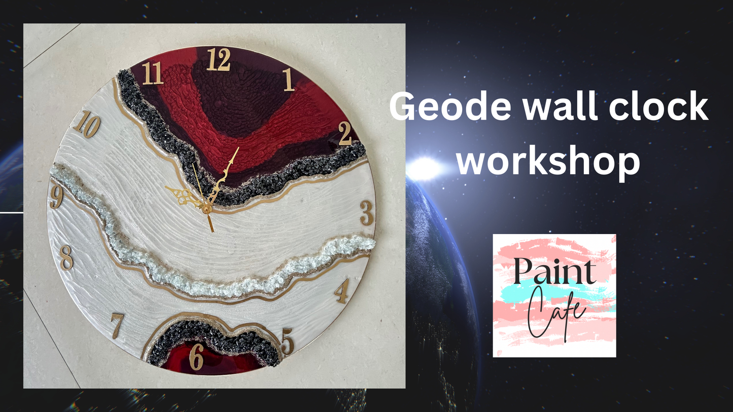 Geode Wall Clock Workshop in Whitefield, Bengaluru