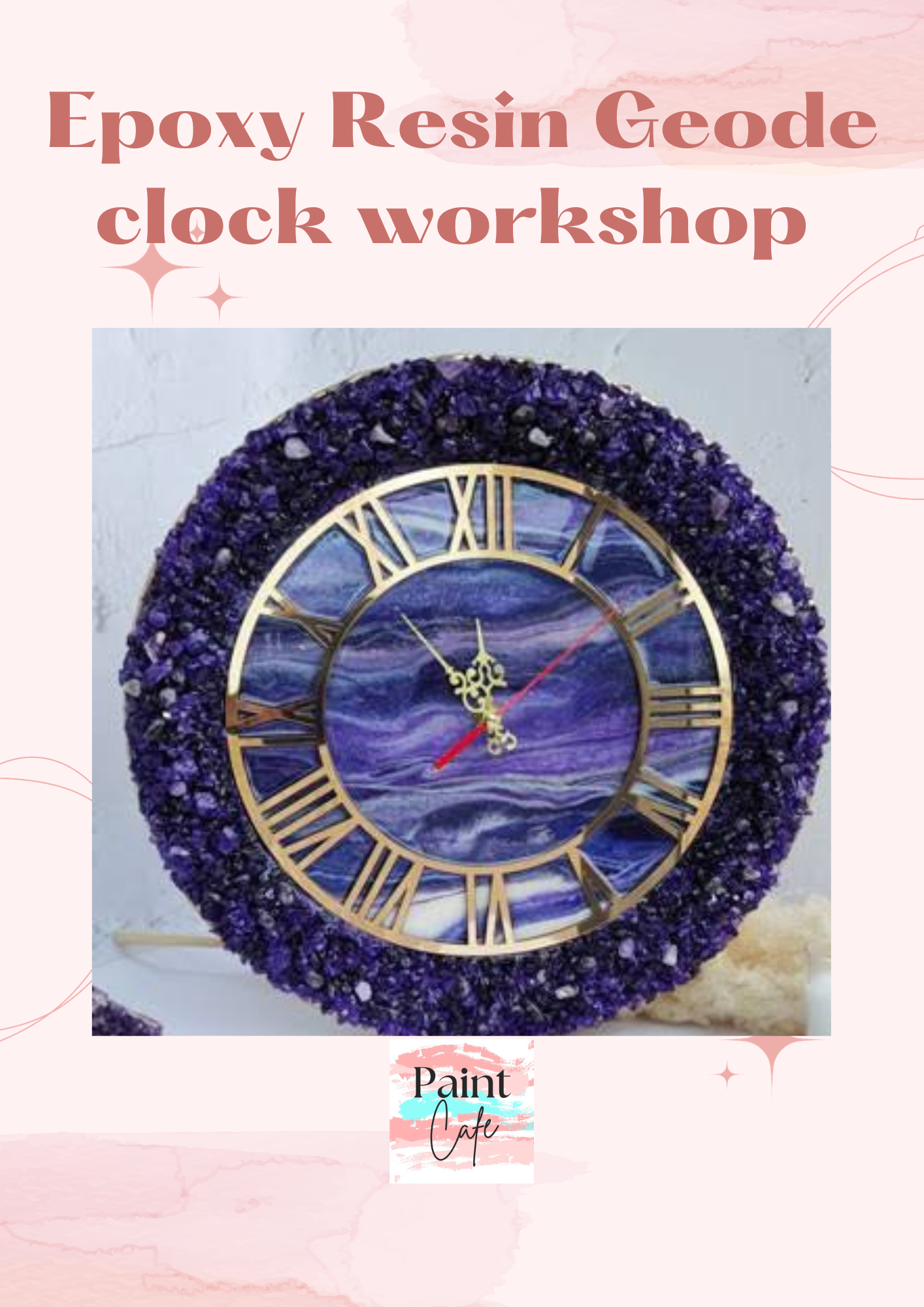 14 inch Epoxy Resin Clock Workshop |  Saturday 2nd March or Sunday 3rd March
